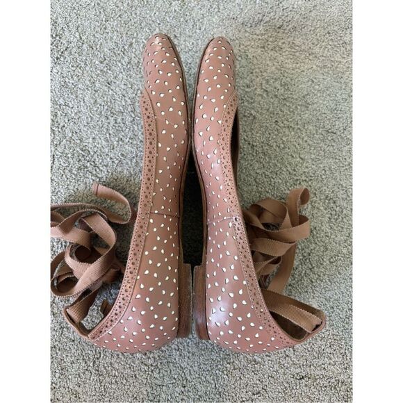 Tabitha Simmons ribbon laser cut  ballet flats, $795 Sz 6/6.5 - Picture 7 of 7